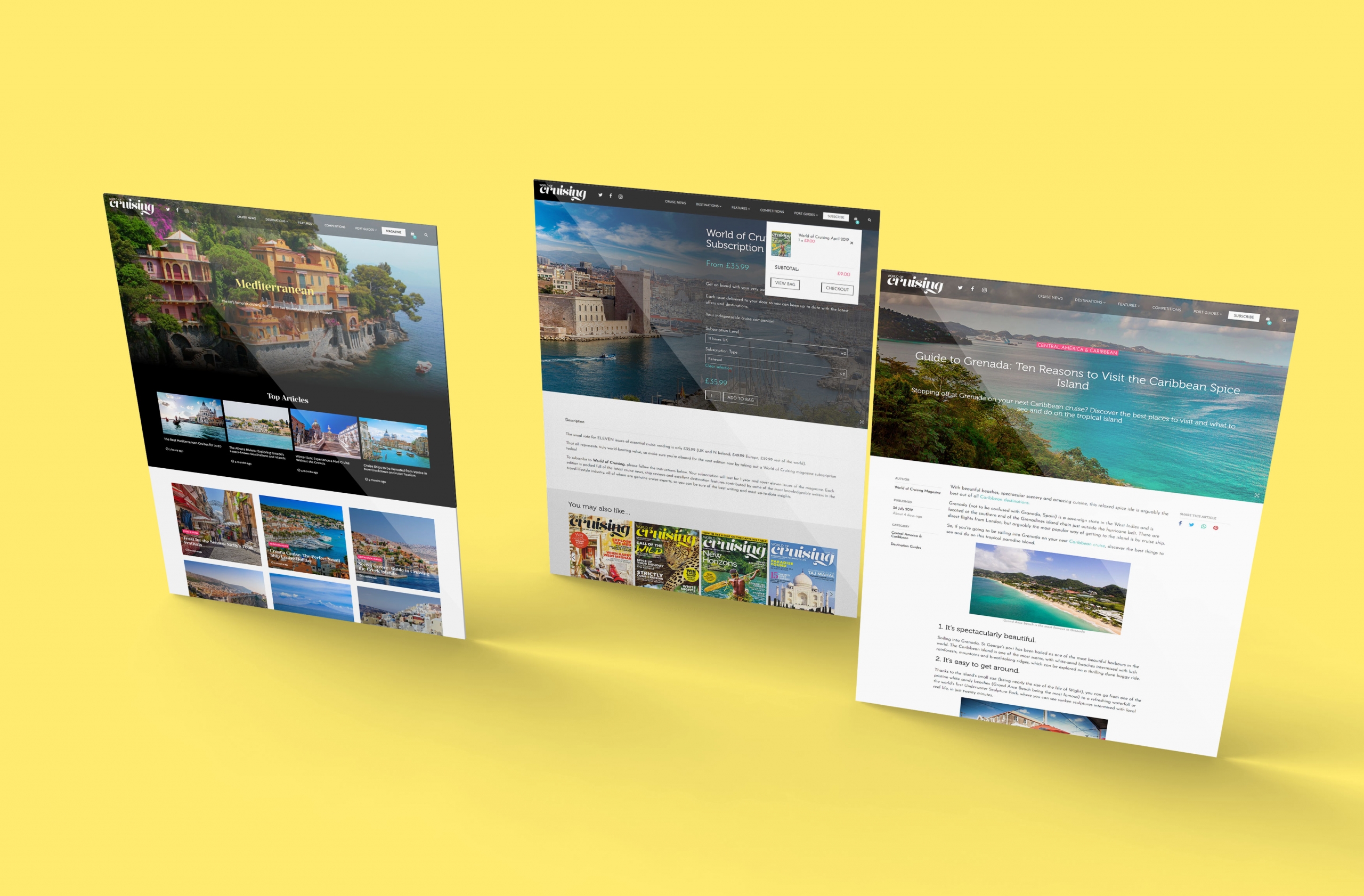 World of Cruising Magazine Pages
